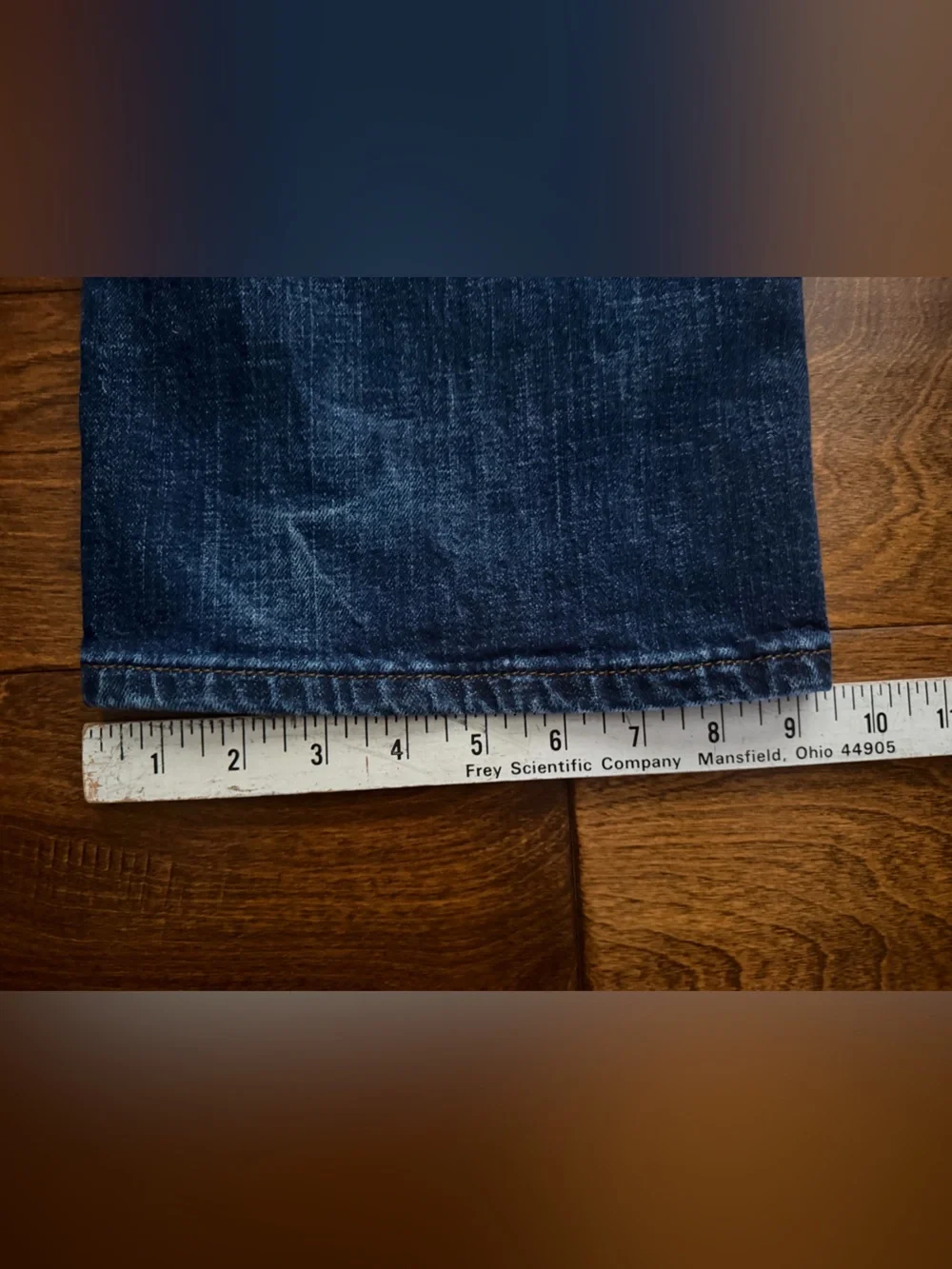 Wrangler Retro Relaxed Bootcut Men's Jeans 36x32 Dark Wash With Fading WRT20JH